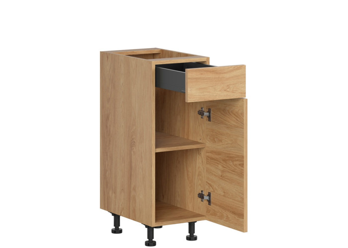 HAMPER dub hikory D1S30, dolná skrinka so zásuvkou v šírke 30 cm