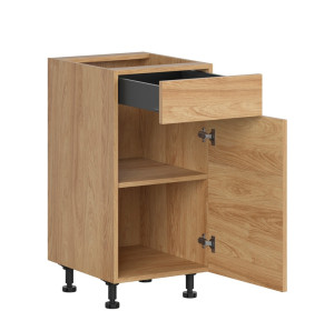 HAMPER dub hikory D1S30, dolná skrinka so zásuvkou v šírke 30 cm