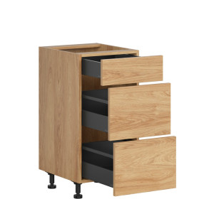HAMPER dub hikory D3S40, dolná zásuvková skrinka v šírke 40 cm