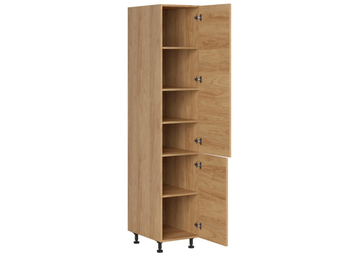 HAMPER dub hikory D40/207, vysoká skrinka v šírke 40 cm a výške 207 cm HAMPER dub hikory D40/207, vysoká skrinka v šírke 40 cm a výške 207 cm