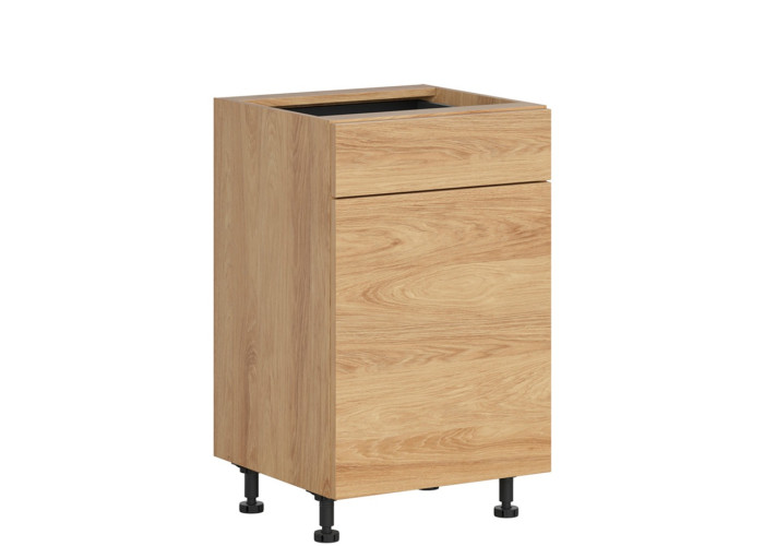 HAMPER dub hikory D1S50, dolná skrinka so zásuvkou v šírke 50 cm HAMPER dub hikory D1S50, dolná skrinka so zásuvkou v šírke 50 cm