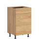 HAMPER dub hikory D1S50, dolná skrinka so zásuvkou v šírke 50 cm HAMPER dub hikory D1S50, dolná skrinka so zásuvkou v šírke 50 cm