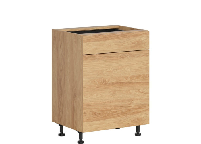 HAMPER dub hikory D1S60, dolná skrinka so zásuvkou v šírke 60 cm HAMPER dub hikory D1S60, dolná skrinka so zásuvkou v šírke 60 cm