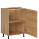 HAMPER dub hikory D60, dolná skrinka v šírke 60 cm