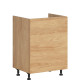 HAMPER dub hikory DK60, dolná drezová skrinka v šírke 60 cm
