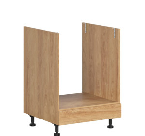 HAMPER dub hikory DP60, dolná skrinka na vstavanú rúru v šírke 60 cm