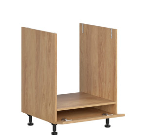 HAMPER dub hikory DP60, dolná skrinka na vstavanú rúru v šírke 60 cm
