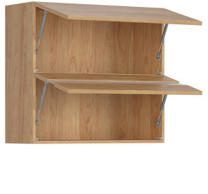 HAMPER dub hikory G2O_80/72, horná výklopná skrinka v šírke 80 cm