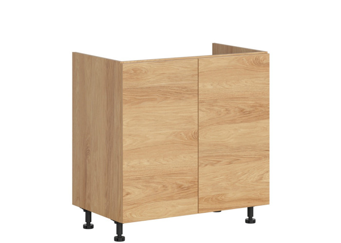 HAMPER dub hikory DK80, dolná drezová skrinka v šírke 80 cm