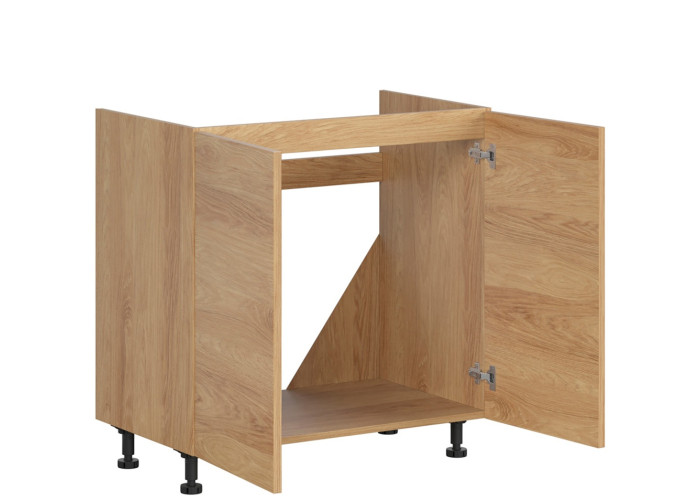 HAMPER dub hikory DK80, dolná drezová skrinka v šírke 80 cm
