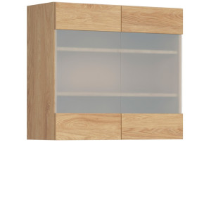 HAMPER dub hikory G80/72-LVPV, horná skrinka v šírke 80 cm