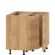 HAMPER dub hikory DNW90, dolná rohová skrinka v šírke 90 x 90 cm HAMPER dub hikory DNW90, dolná rohová skrinka v šírke 90 x 90 cm