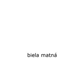 biela matná