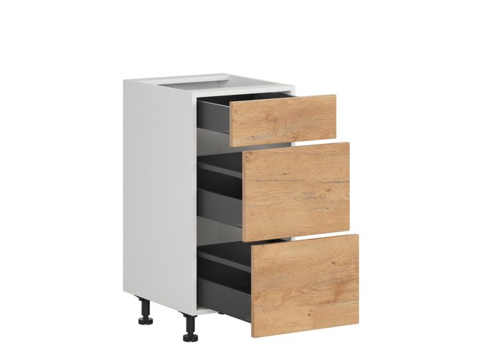 HAMPER dub lancelot D3S40, dolná zásuvková skrinka v šírke 40 cm