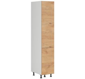 HAMPER dub lancelot DC40/207, vysoká skrinka s CARGO košom v šírke 40 cm a výške 207 cm