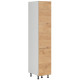 HAMPER dub lancelot DC40/207, vysoká skrinka s CARGO košom v šírke 40 cm a výške 207 cm