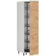 HAMPER dub lancelot DC40/207, vysoká skrinka s CARGO košom v šírke 40 cm a výške 207 cm
