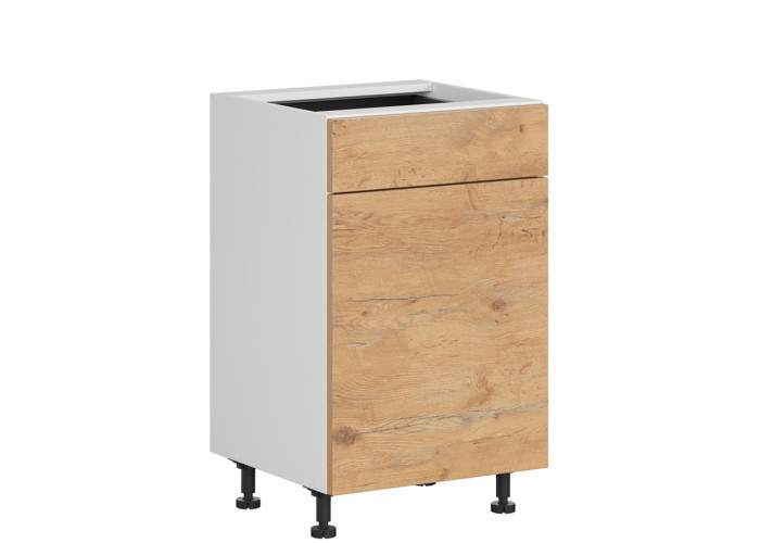 HAMPER dub lancelot D1S50, dolná skrinka so zásuvkou v šírke 50 cm HAMPER dub lancelot D1S50, dolná skrinka so zásuvkou v šírke 50 cm