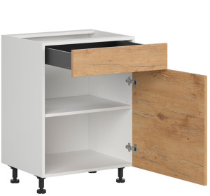 HAMPER dub lancelot D1S60, dolná skrinka so zásuvkou v šírke 60 cm
