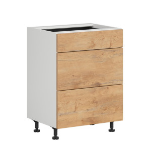 HAMPER dub lancelot D3S60, dolná zásuvková skrinka v šírke 60 cm