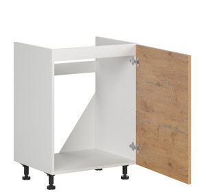 HAMPER dub lancelot DK60, dolná drezová skrinka v šírke 60 cm