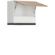 HAMPER dub lancelot GOO60/50, horná skrinka na vstavaný digestor v šírke 60 cm a výške 50 cm