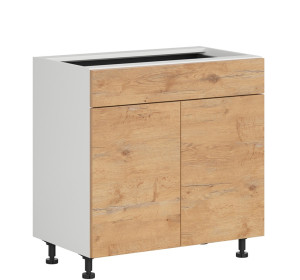 HAMPER dub lancelot D1S80, dolná skrinka so zásuvkou v šírke 80 cm