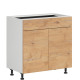 HAMPER dub lancelot D1S80, dolná skrinka so zásuvkou v šírke 80 cm