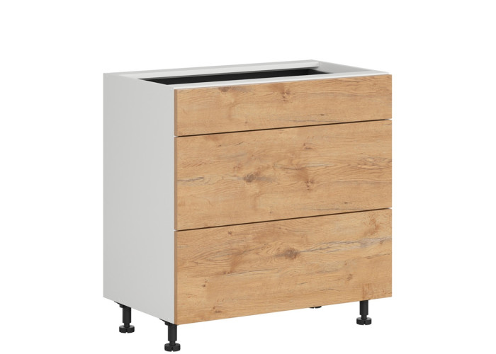 HAMPER dub lancelot D3S80, dolná zásuvková skrinka v šírke 80 cm