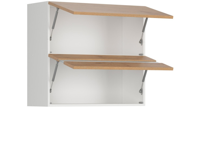 HAMPER dub lancelot G2O_80/72, horná výklopná skrinka v šírke 80 cm