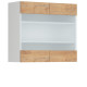 HAMPER dub lancelot G80/72-LVPV, horná skrinka v šírke 80 cm