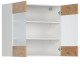 HAMPER dub lancelot G80/72-LVPV, horná skrinka v šírke 80 cm