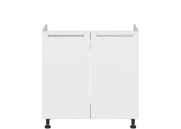 IRIS super biela matná DK80, dolná drezová skrinka v šírke 80 cm