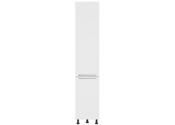 IRIS super biela matná DC40/207, vysoká skrinka s CARGO košom v šírke 40 cm a výške 207 cm