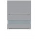 IRIS ferro sivá G20_60/72, horná výklopná skrinka v šírke 60 cm