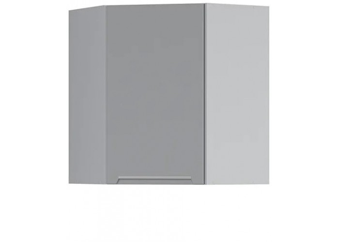 IRIS ferro sivá GNWU60/72, horná rohová skrinka v šírke 60 x 60 cm