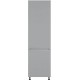 IRIS ferro sivá D4STW60/207, vysoká skrinka s CARGO zásuvkami v šírke 60 cm a výške 207 cm