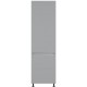 IRIS ferro sivá D60/207, vysoká skrinka v šírke 60 cm a výške 207 cm