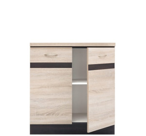 JUNONA LINE dub sonoma D2D-80/82, dolná skrinka v šírke 80 cm