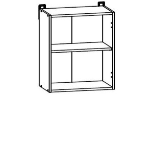 JUNONA LINE dub sonoma G1D-50/57, horná skrinka v šírke 50 cm a výške 57 cm
