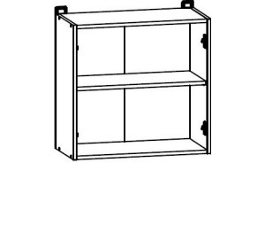 JUNONA LINE dub sonoma G2D-60/57, horná skrinka v šírke 60 cm a výške 57 cm