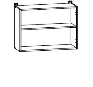 JUNONA LINE dub sonoma G2D-80/57, horná skrinka v šírke 80 cm a výške 57 cm