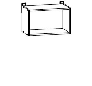 JUNONA LINE dub sonoma GO/60/30, horná výklopná skrinka v šírke 60 cm a výške 30 cm