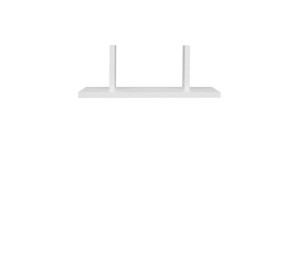 JUNONA LINE biela G1D-40/57-POL40, polica pod hornú skrinku G1D-40/57