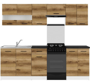 JUNONA LINE delano svetlé 180/230 cm, kuchynský komplet