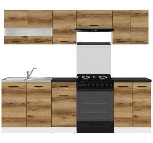 JUNONA LINE delano svetlé 180/240 cm, kuchynský komplet