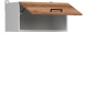 JUNONA LINE delano tmavé GO/60/30, horná výklopná skrinka v šírke 60 cm