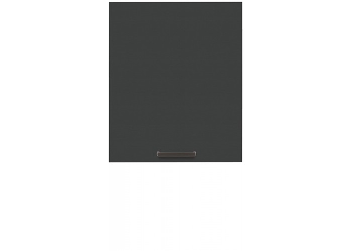 SEMI LINE dub/čierna G60/72, horná skrinka v šírke 60 cm