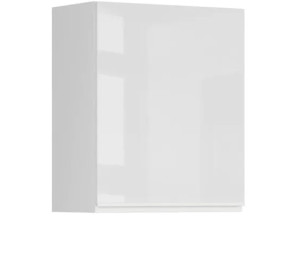 SOLE biely lesk G60/72, horná skrinka v šírke 60 cm