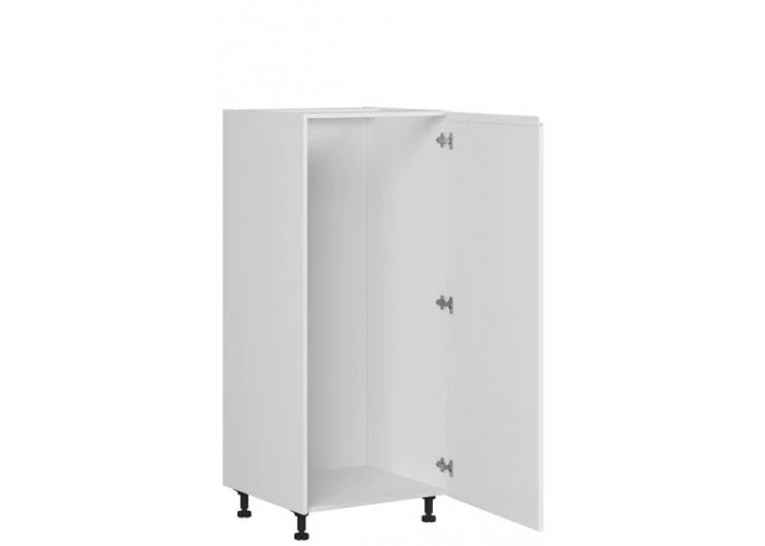 EDAN čierna/dub DL60/143, skrinka na vstavanú chladničku v šírke 60 cm a výške 143 cm